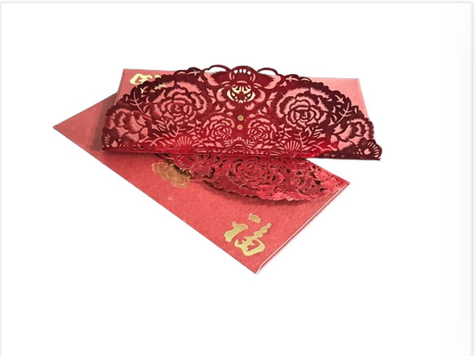 Cartes de vœux de style chinois Cartes cadeaux personnalisées pour les fêtes