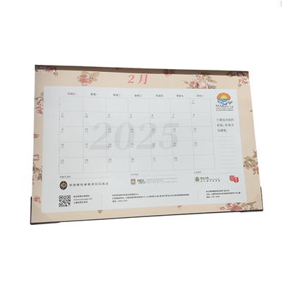 2025 calendriers personnalisés pliable vide à l'intérieur pour écrire des messages