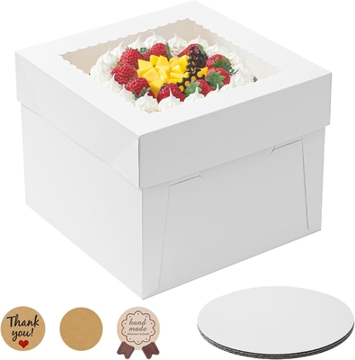 CMYK / Pontone Offsent Impression boîtes d'emballage de gâteau pour la protection et la présentation du produit