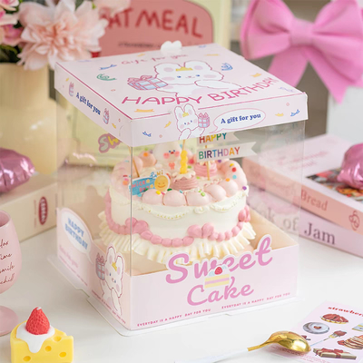 Boîtes d'emballage pour gâteaux sur mesure avec exigences d'impression CMYK / Pontone Offset