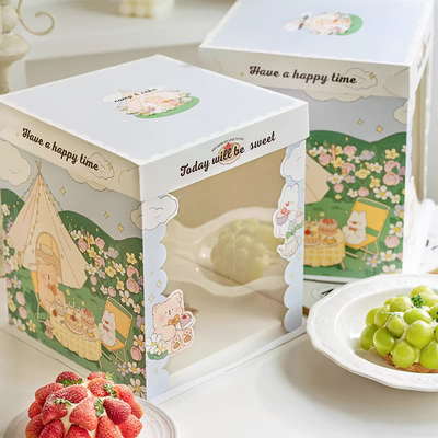 Boîtes à gâteaux d'épaisseur de papier personnalisables pour la protection et la présentation des biscuits