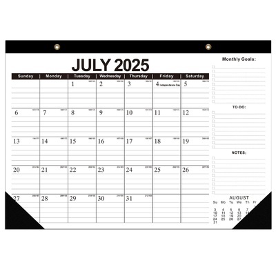 Calendriers de bureau personnalisés de marque professionnelle avec personnalisation Ajouter des dates et des événements personnels