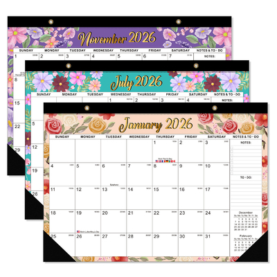 Fin du mois Décembre Calendrier murale personnalisé Décoration en rectangle Impression couleur complète