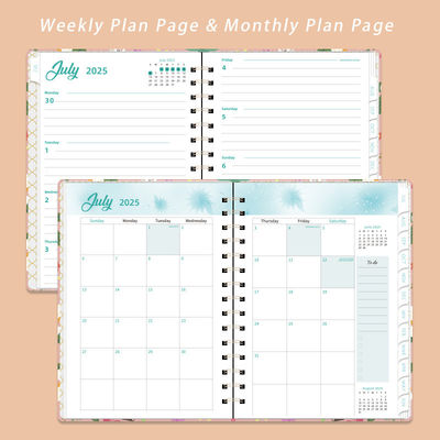 Cahier à spirale personnalisé à couverture rigide avec impression de logo format A5