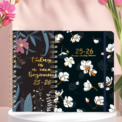Notebook en couverture dure en spirale A5 personnalisé avec conception en relief