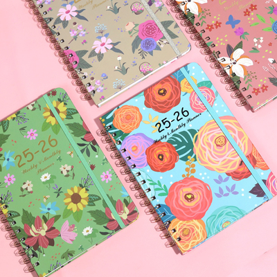 Carnet à spirale A5 à couverture rigide avec papier ligné et reliure spirale professionnelle