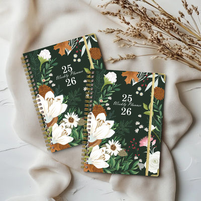 Carnet de journal personnalisé au format A5 avec un style vintage - Fournitures de bureau essentielles B2B