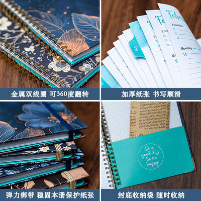 100 pages de journal personnalisé Carnet de notes Un sujet conçu pour la documentation commerciale Prise de notes personnelles et enregistrement d'idées