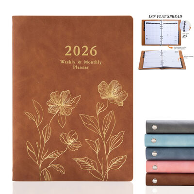 Standard Spiral Hardcover Notebook Black Cover White Page Designed for Note Taking Organization and Daily Writing Tasks