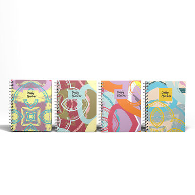 Carnet à spirale à couverture rigide avec impression de logo, 100 pages, reliure spirale durable, parfait pour les conférences et ateliers professionnels