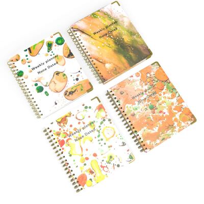 100 pages de journal personnalisé Carnet de notes Page blanche Couleur Excellent choix pour la collaboration en équipe et le développement de la stratégie