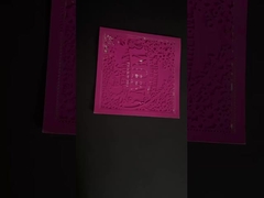 Cartes de voeux créatives découpées pour les festivals Personnaliser des cartes-cadeaux haut de gamme