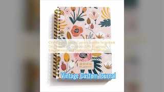 Carnet à spirales à couverture rigide : votre journal personnalisé